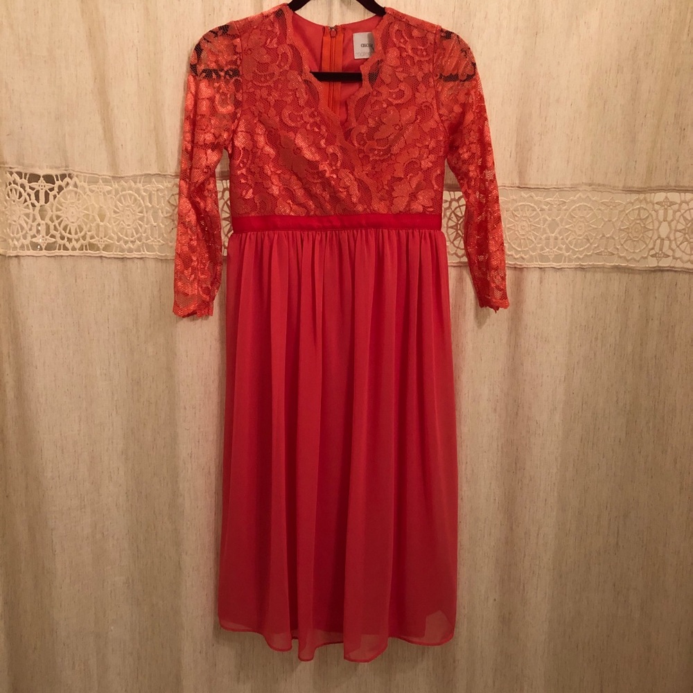 NWT ASOS Maternity Coral Dress